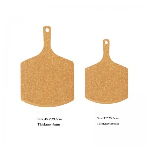 14,5 hüvelykes 18 hüvelykes ételek biztonságos szálas fa testreszabott design pizza vágódeszka és tálalókábelek pizza deszka