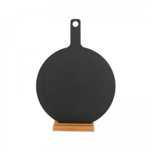 Fa rost pizza deszka élelmiszer -kiszolgáló tábla fogantyúval pizza vágódeszka fa deszka