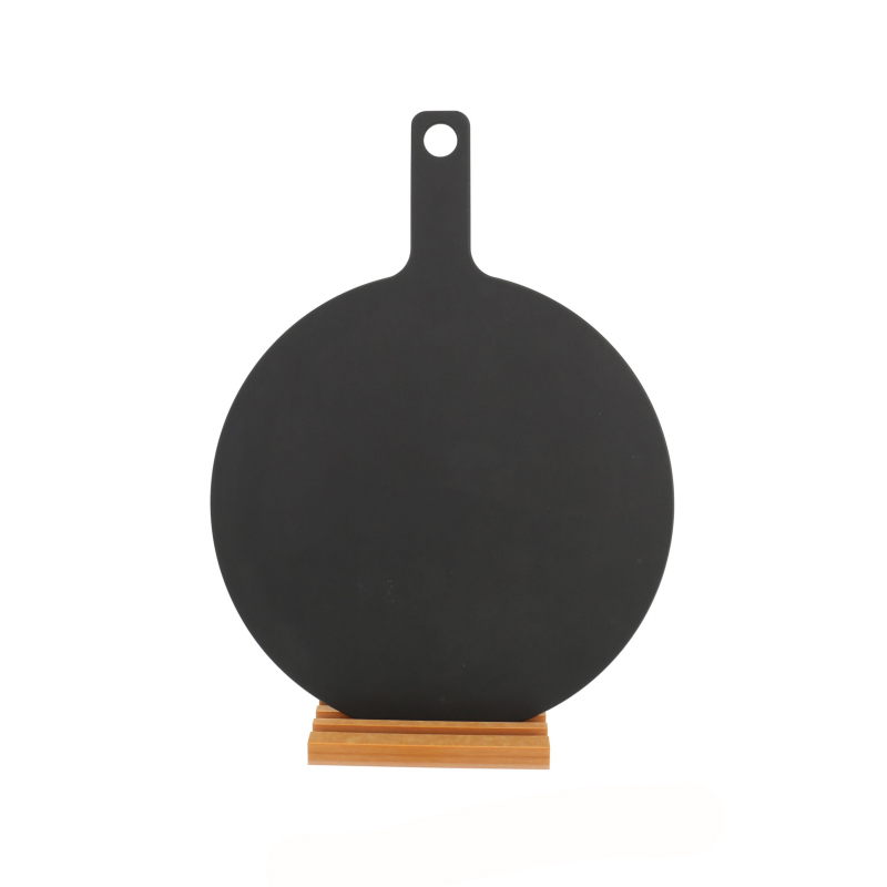 Fa rost pizza deszka élelmiszer -kiszolgáló tábla fogantyúval pizza vágódeszka fa deszka