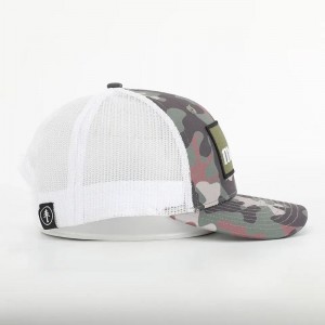 2023 új érkezési gyerek méretű teherautó kalap 6 panel logó címkével, javítású teherautó sapkával