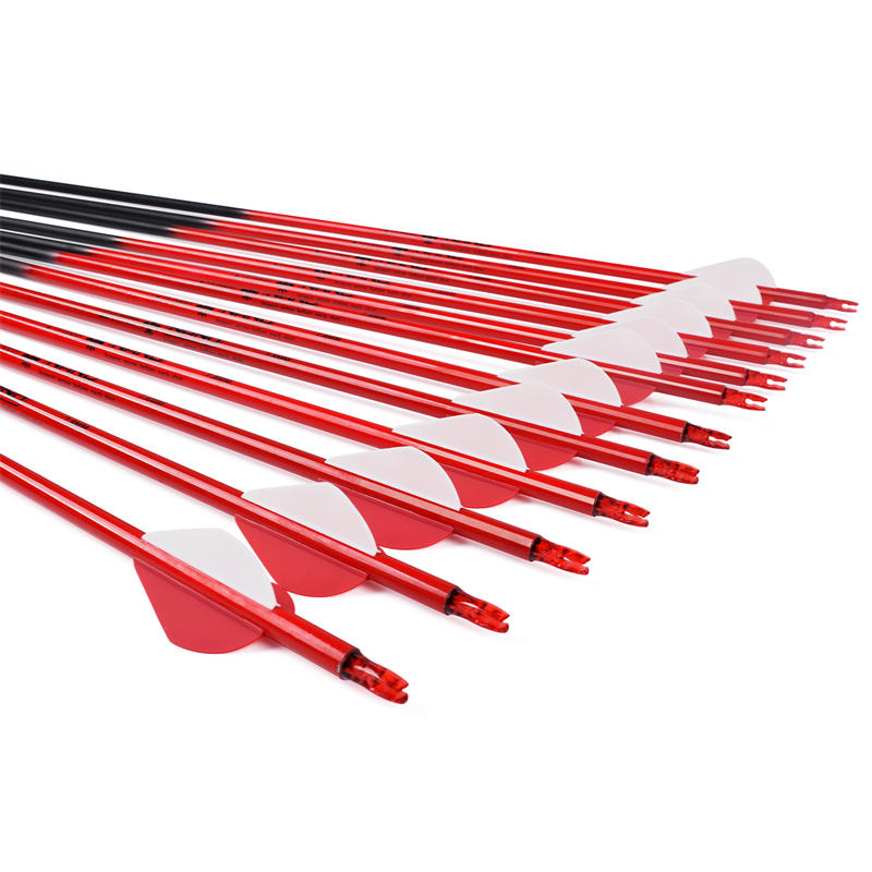 Íjászatnyilak a cél lövéshez