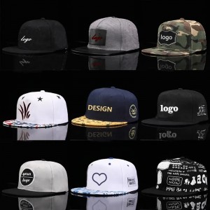népszerű logó 3D hímzett lapos eresz baseball kalapnyári fiú hűvösnői hip-hop snapback sapka