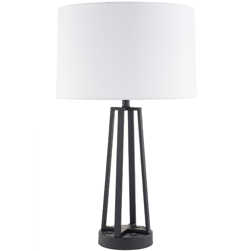 Sötét bronz éjszaka és fény a/off rocker kapcsolóval, egy kényelmes aljzat és egy USB -töltő kikötő a Hotel vendégszobájában