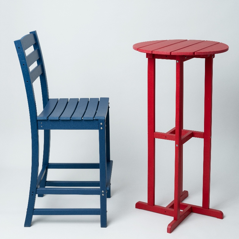 Kerek kültéri oldalsó asztal