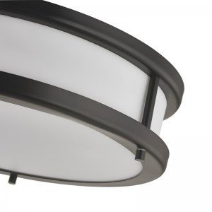 Delta Hotel mennyezeti lámpa sötét bronz kivitelben a vendégszobában és a folyosón