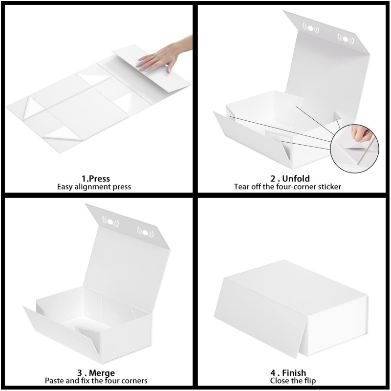 Testreszabott színű ajándékdoboz