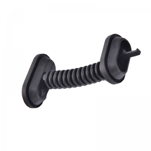 Fekete gumi kábelköteg fújtatók az autóajtóhoz