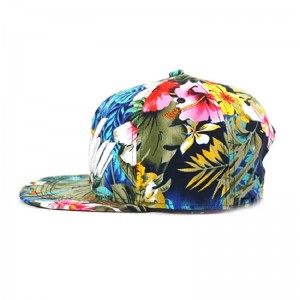 Kiváló minőségű, egyedi szublimációs virágos snapback kalap férfiak számára