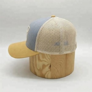 OEM egyedi 6 panel előre ívelt, karimás háló bepattanó sport kalapok,nagykereskedelmi teherautó, Gorras, 3D hímzett logo teherautó sapka