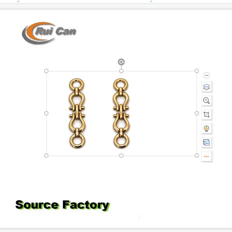 Cink ötvözet cipő csat