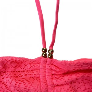 Haltertereck csipke Két darab gyerek fürdőruhákat