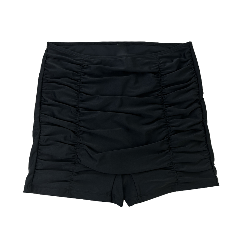 Szilárd redős plusz méretű úszónadrágok