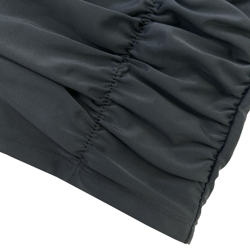 Szilárd redős plusz méretű úszónadrágok