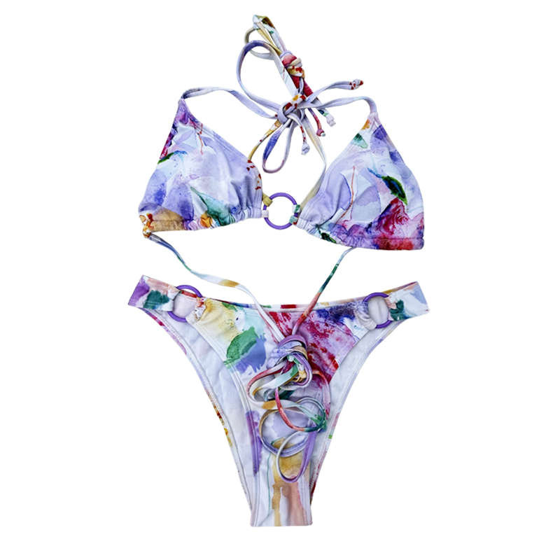 Hátsónyomtatási gyűrű fürdőruhák