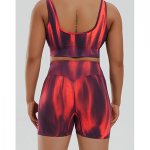 Gyors száraz gradiens varratnélküli jógakészlet