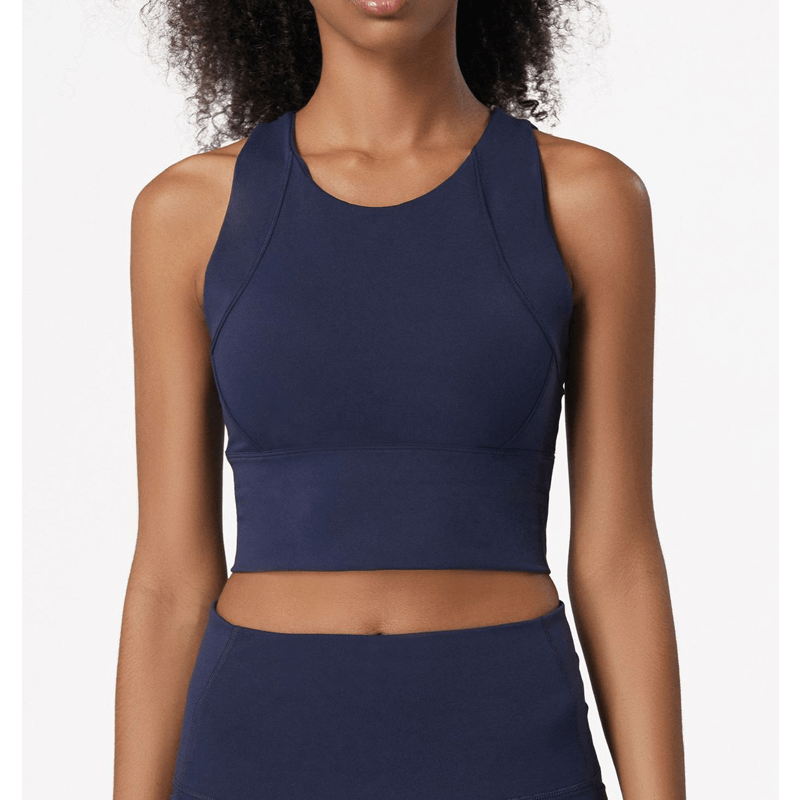 Egységes színű ütésálló öltés jóga mellény