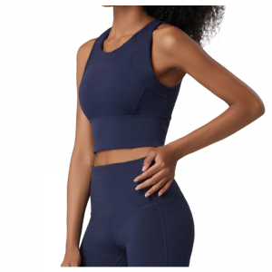 Egységes színű ütésálló öltés jóga mellény