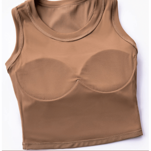 I alakú, egyrészes rögzített csésze jóga mellény