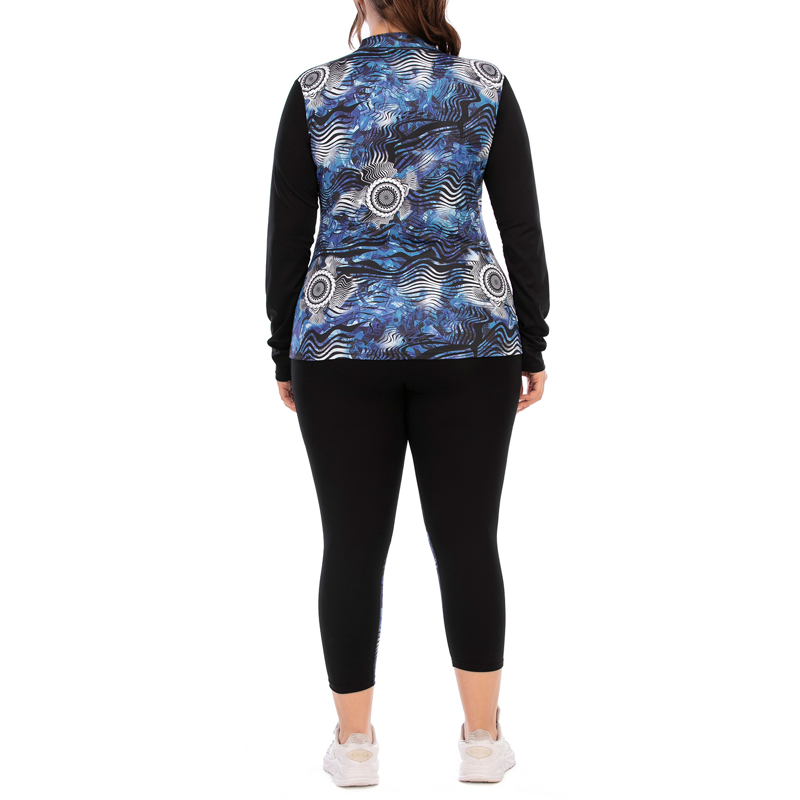 Cipzárasnyomtatott zseb jógakészlet