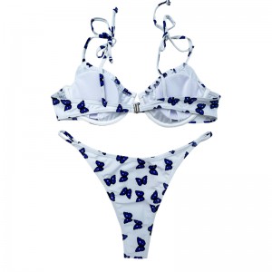 Pillangónyakkendő párnázott fürdőruhák