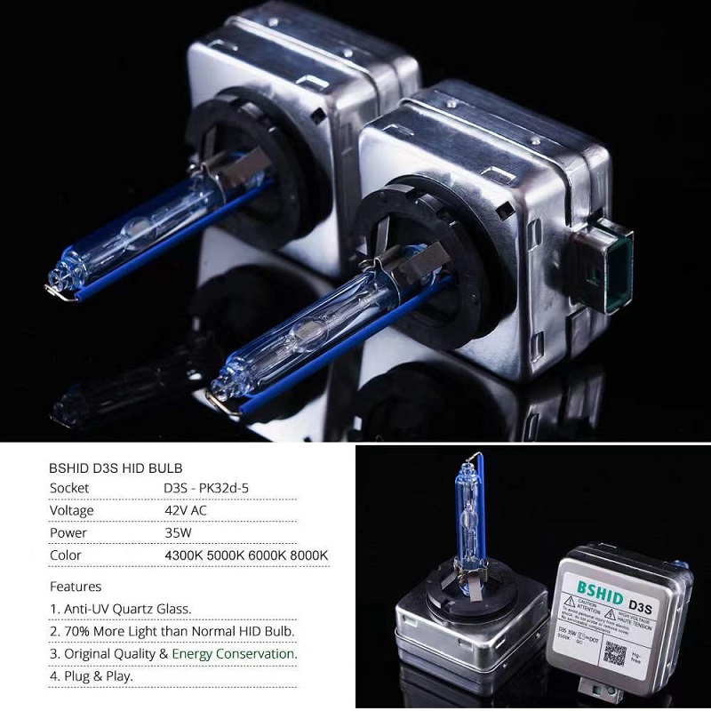 D3S autó fényszóró xenon izzó
