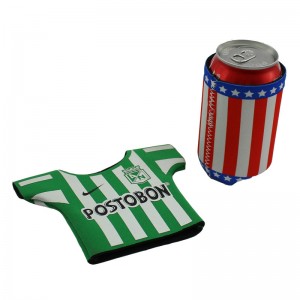 Divat színes pólóneoprén formatervezés szublimáció szigetelt boros sör palack hűvös koozies.