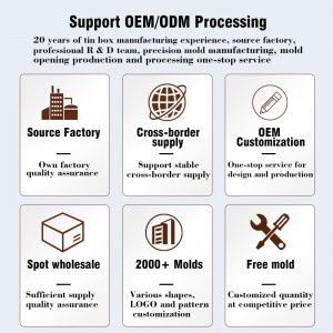Elektronikai csomagolódoboz ónlemez doboz téglalap alakú doboz ajándékcsomagoló doboz