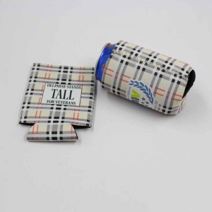 Kínában készült, egyedi logó szigeteltneoprén makacs vékony sör hüvely 12oz Can Coozer Coozies