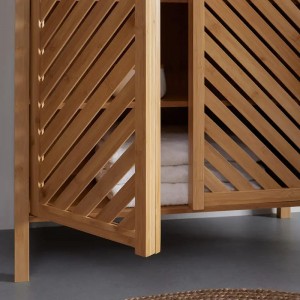 Bambusz többfunkcionális tárolószekrény