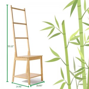 Bambusz létra törülközőtartó