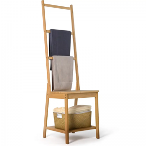 Bambusz létra törülközőtartó