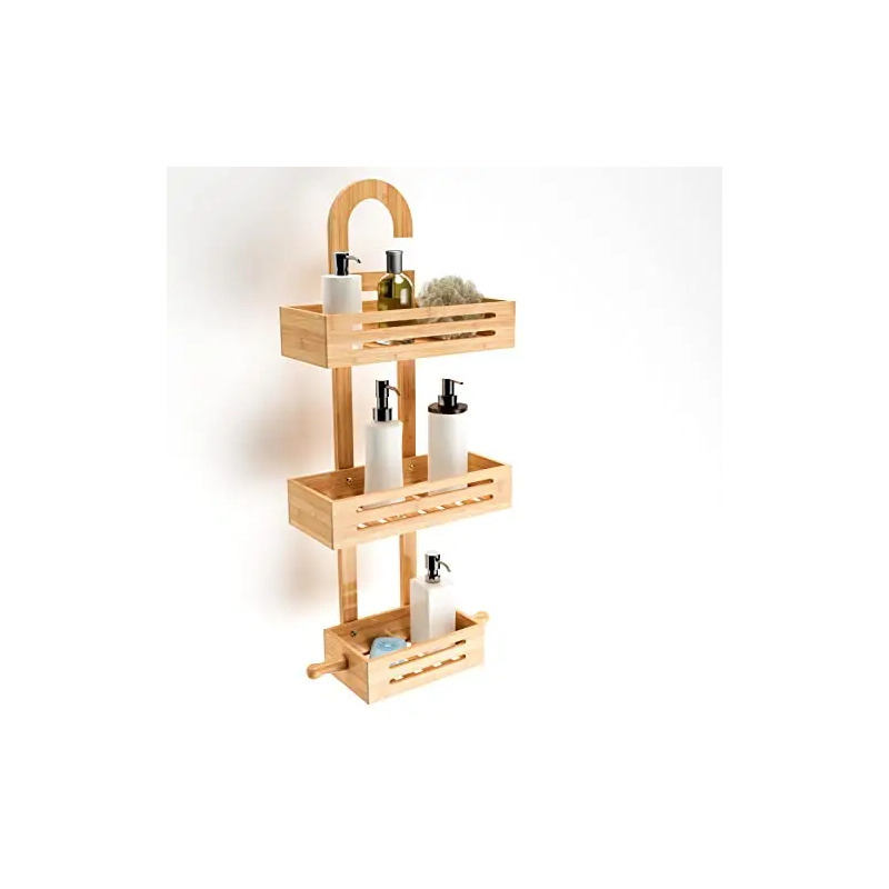 Teljes bambusz függő zuhany állvány