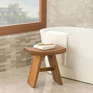 Kerti fürdőkád zuhany hidroterápia vízálló széklet bambusz cipő állvány pad tároló szervező modern