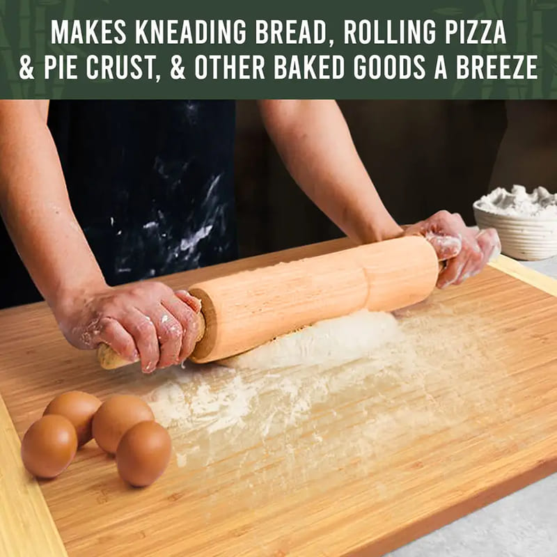 Bambusz konyhai daraboló blokk