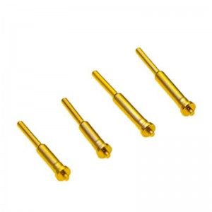 Sárgaréz érintkező tű tavaszi POGO PIN ELELENCITERMEKHEZ