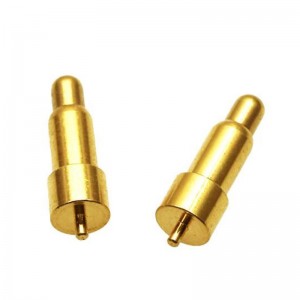 Testreszabott sárgaréz kapcsolattartó pin tavaszi POGO tű elektronikus termékekhez