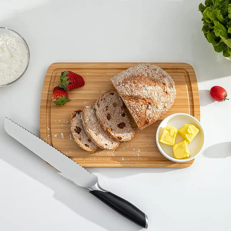 Természetes bambusz vágó tábla