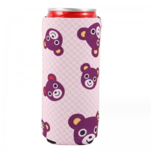 Kiváló minőségű környezetbarát vékony sör hűvösebb egyedi logónyomtatott coozy