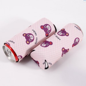 Kiváló minőségű környezetbarát vékony sör hűvösebb egyedi logónyomtatott coozy