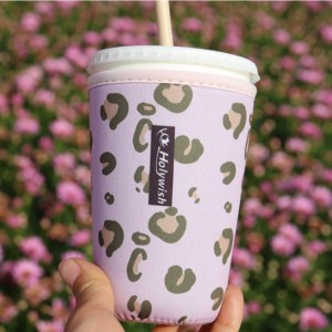 Egyedi újrahasznosítható kávéhüvelyekneoprén tartó kávé hangulatos szigetelő ital csészék hüvelyek