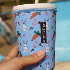 Egyedi újrahasznosítható kávéhüvelyekneoprén tartó kávé hangulatos szigetelő ital csészék hüvelyek