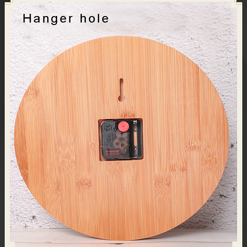 Bambusz kézműves kreatív falióra otthoni dekoráció