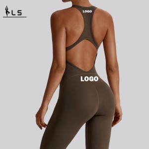 SC1071női jumpsuits tornaterem egy darab tornaterem aktív edzés teljes test öltöny