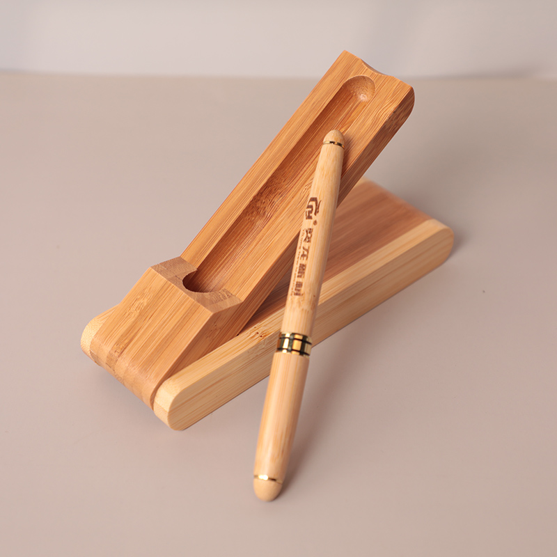 Bambusz ajándék tollkészlet