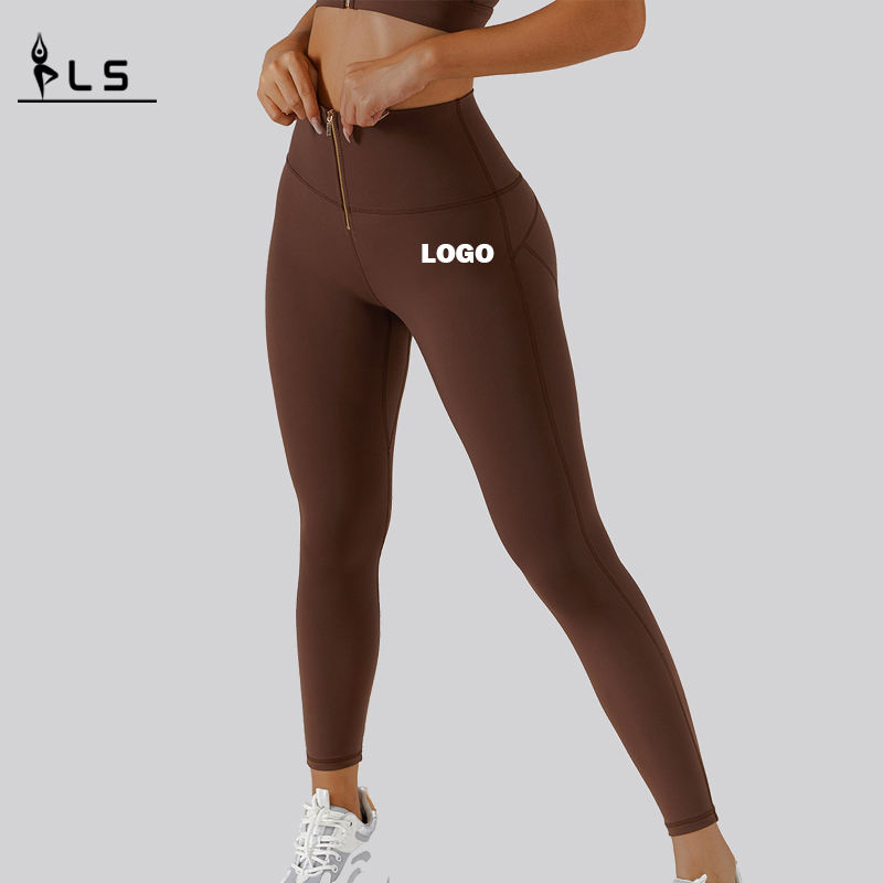 SC1097 75% Nejlon 25% Spandex Leggings Sport Női tornaterem jóganadrág fitnesz futó Leggings