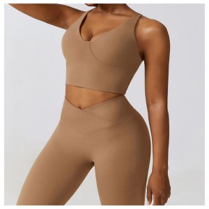 SC10136 jóga melltartó kiváló minőségűnők edzés sport fitnesz egyedi logó sport felső tornaterem