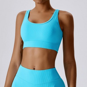 SC10167 sport melltartónagy mellnői jóga rövidnadrág lány Kína zökkenőmentes párnázott sport fitnesz edzés tornaterem sport melltartó