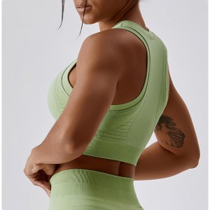 SC10185 Támogató sport melltartó felső fitnesz szilárd színű sokkoló pro