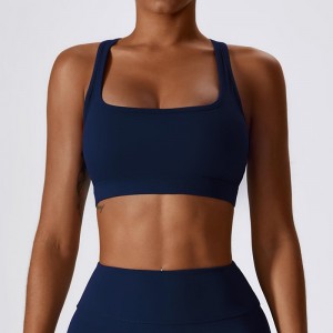 SC10189 Női fitnesz versenyző Back Sports Bra jóga Viseljen lágy támogatást kompressziós jóga szexi sport melltartó