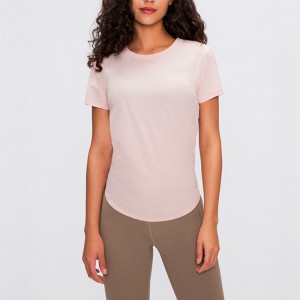 SC10269 Crop Top Gym jóga Dryfit Sports Women \\\\ pólók fitnesz felsőnők szexi sport izzadság ing